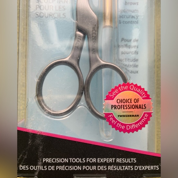 Tweezerman Brow Shaping Scissors & Brush Duo - Picture 3 of 7